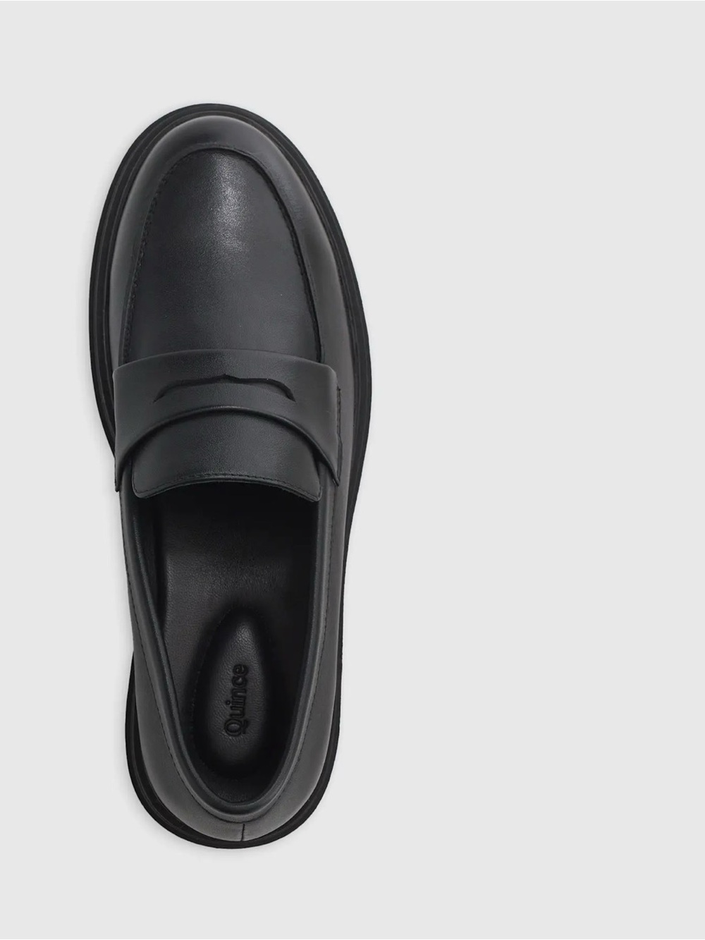 Quince Italian Leather Lug Sole Loafer